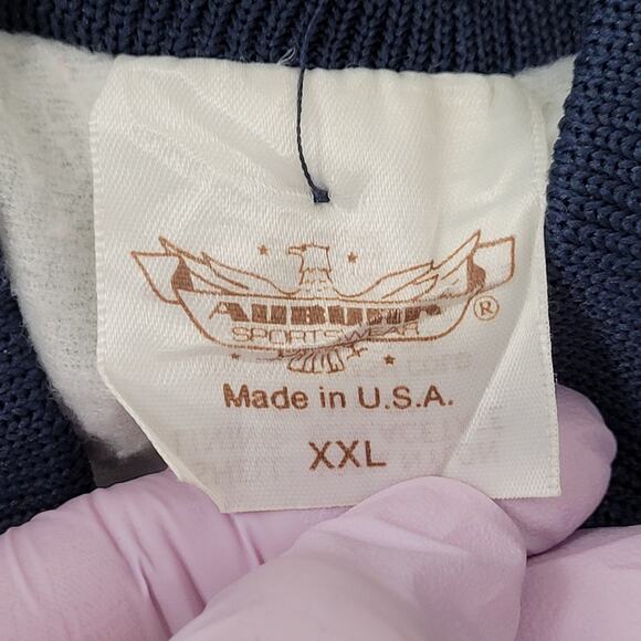 Vintage 1992 Road-EO Bomber Jacket 2XL 28x27 Baggy Newark-Division - Picture 8 of 12